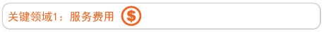 关键领域1：服务费用