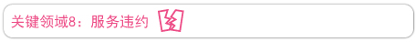 关键领域8：服务违约